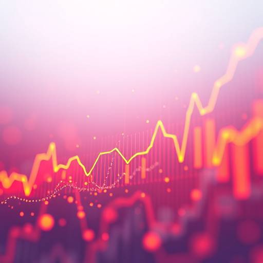 A visual representation of statistical modeling, showing data points and trend lines.