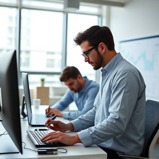Data scientists collaborate on a custom analytics dashboard to address unique business challenges.