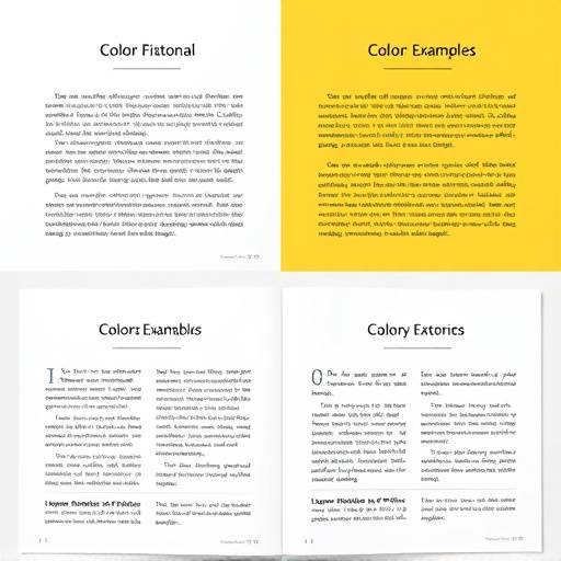 Examples of sufficient and insufficient color contrast, highlighting the importance of readability.