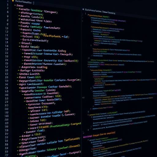 Screenshots of R and Python code editors, highlighting statistical analysis code snippets.